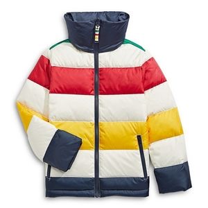 HBC x Barbie Girl's Reversible Puffer Coat, size large (for 14 years old).